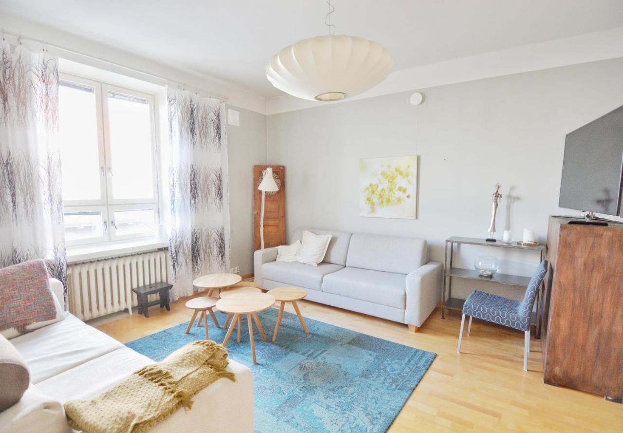 Self check-in: Kallio City apartment 50m2 Helsinki Exterior foto